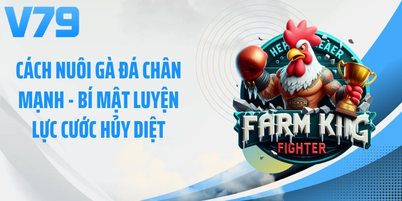 Cách Nuôi Gà Đá Chân Mạnh - Bí Mật Luyện Lực Cước Hủy Diệt